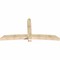 Ekena Millwork Bellingham Rough Sawn Timber Gable Bracket, Douglas Fir, 96"W x 48"H x 6"D x 6"F, 12/12 Pitch GBW096X48X0606BEL00RDF - alternate 5